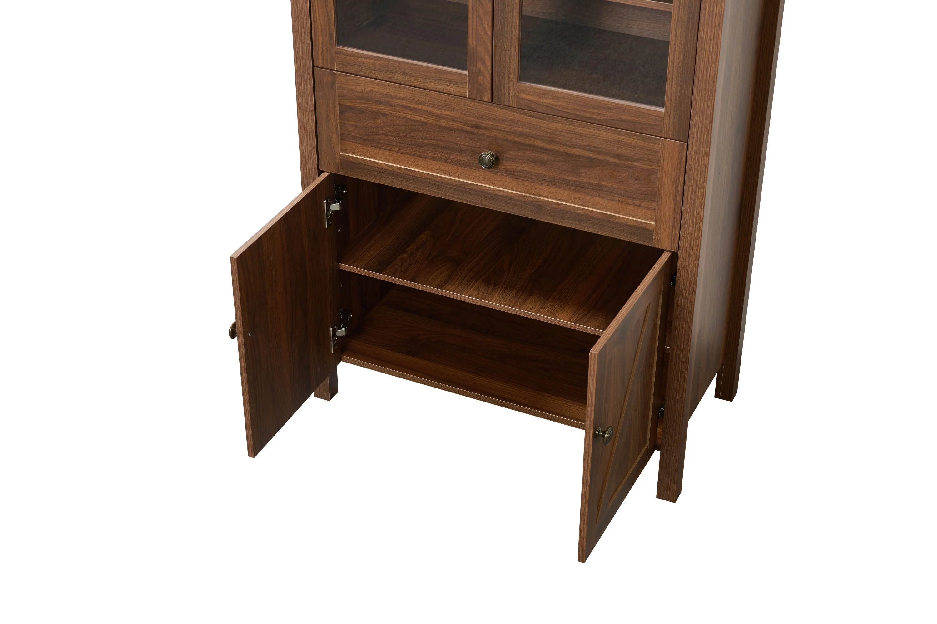 Dome Walnut Cabinet with Large Storage Space - Image 13