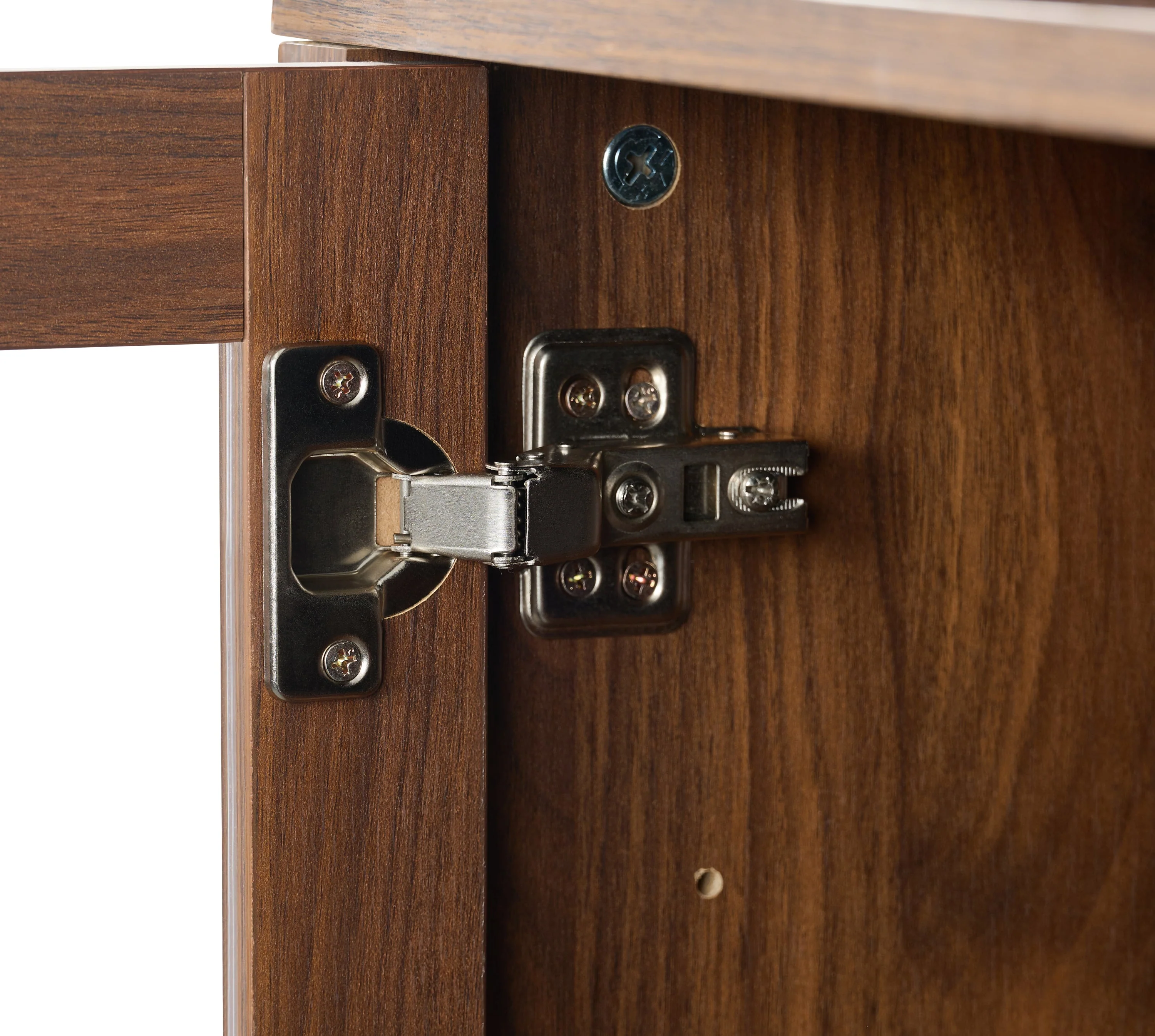 Dome Walnut Cabinet with Large Storage Space - Image 14