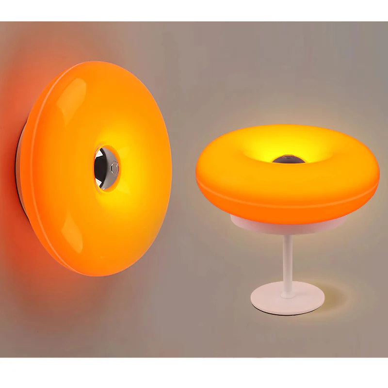 Donut Table Lamp Touch Dimmable Rechargeable LED Bedside Desk Light Home - Image 11