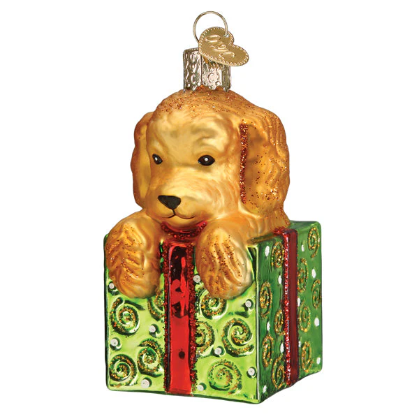 Doodle Puppy Surprise Ornament - Image 3