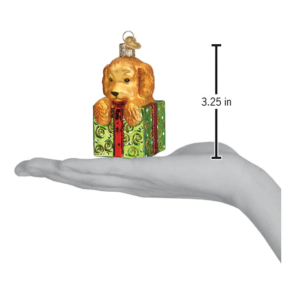 Doodle Puppy Surprise Ornament - Image 6