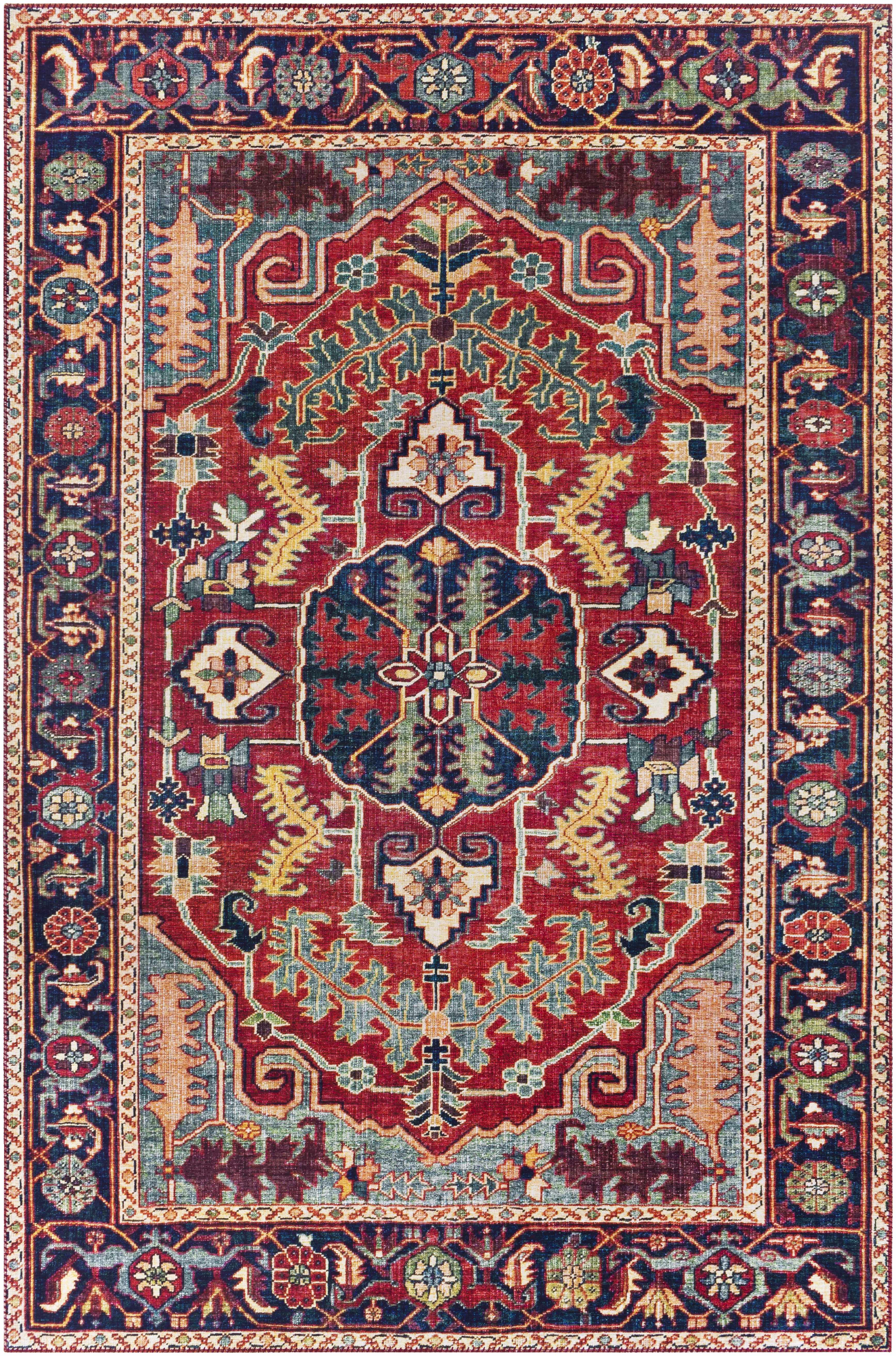 Dorcas Red Performance Rug - Image 11