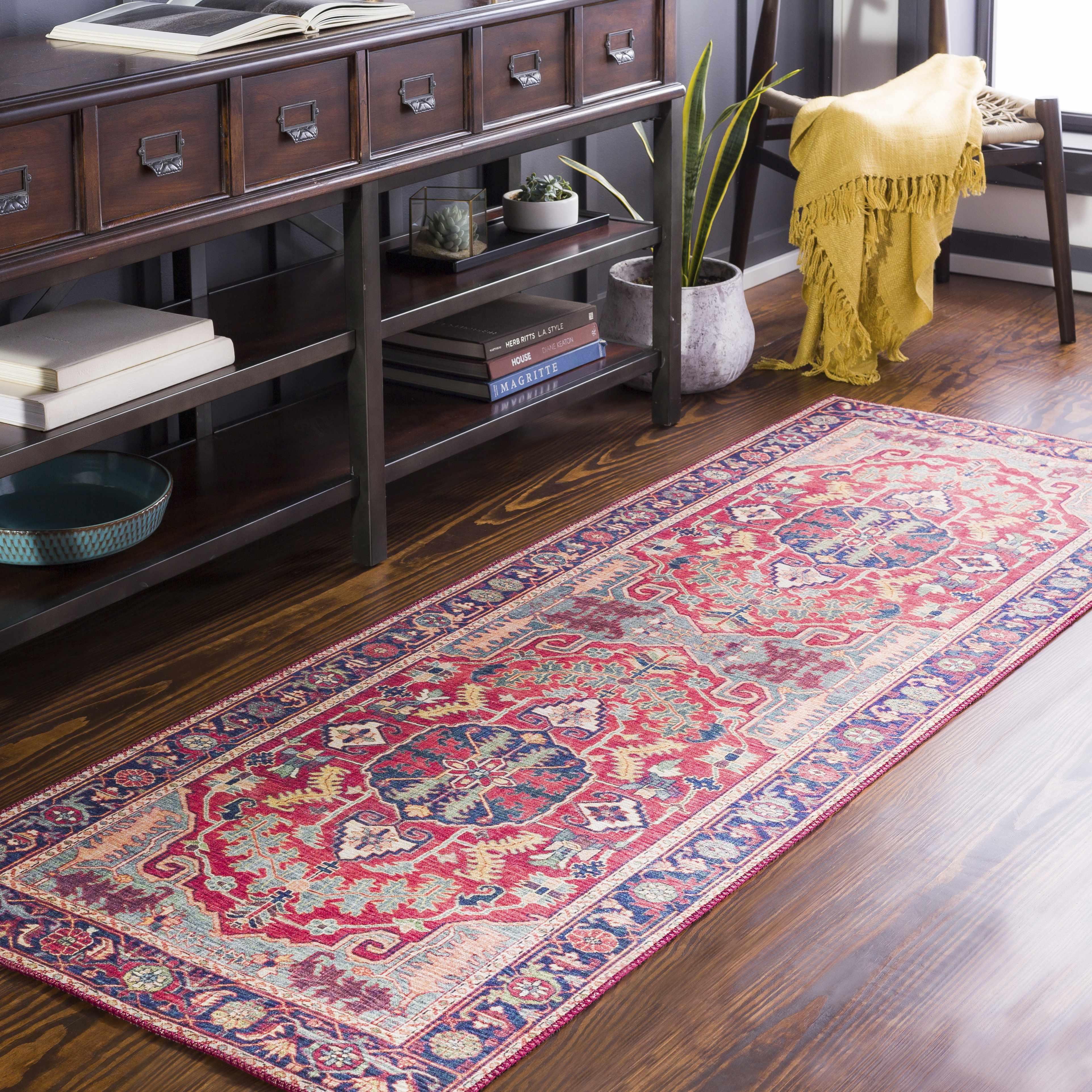 Dorcas Red Performance Rug - Image 3