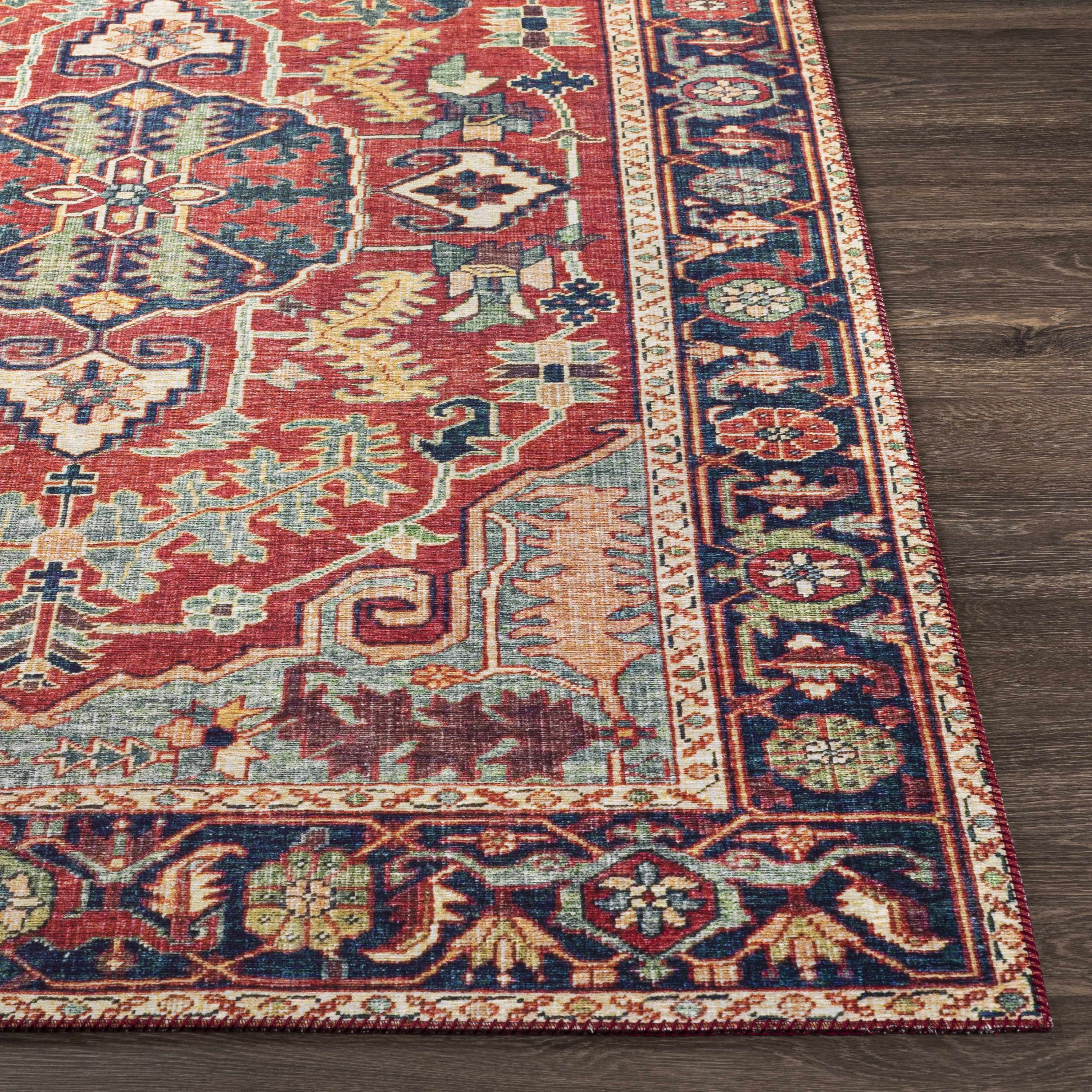 Dorcas Red Performance Rug - Image 5