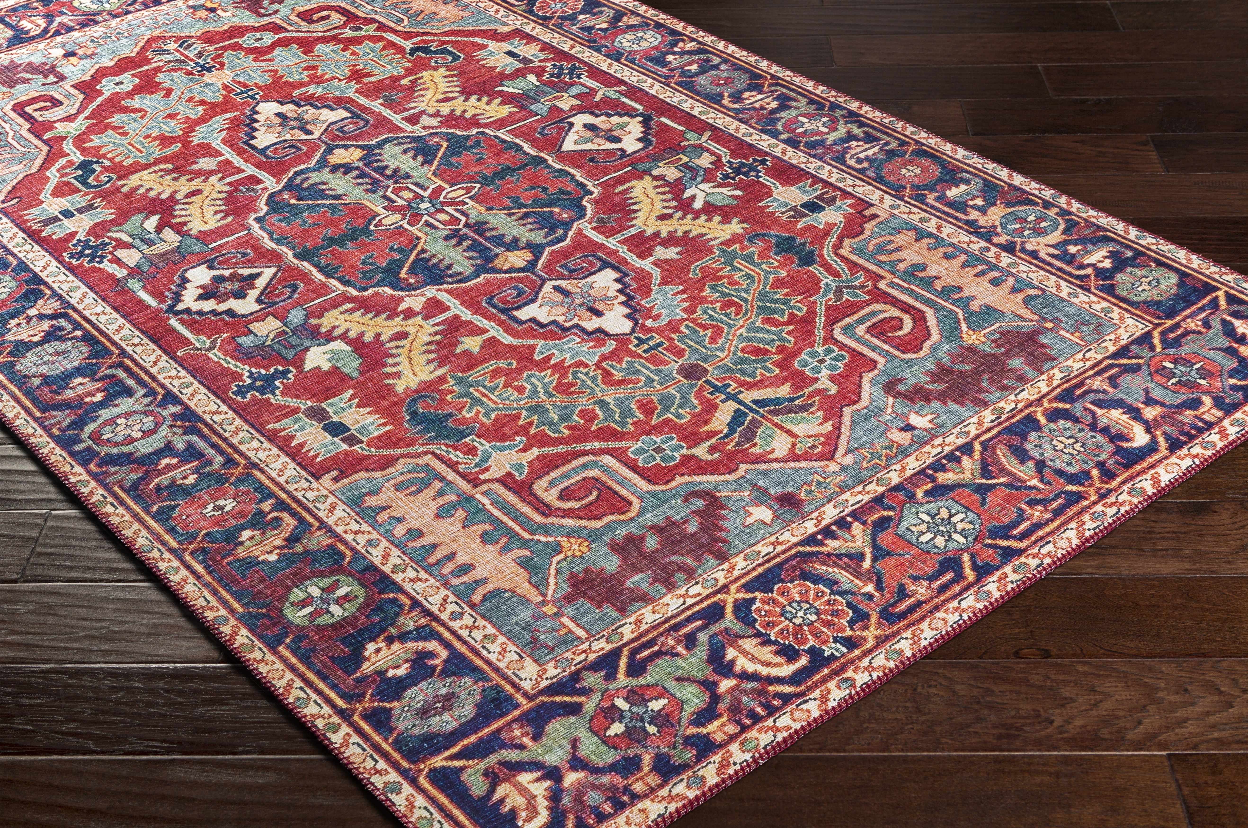 Dorcas Red Performance Rug - Image 9