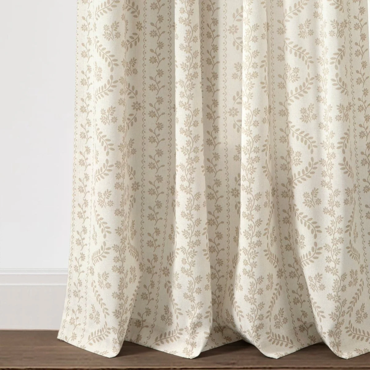 Doreen Delicate Floral Window Curtain Panel Set - Image 12