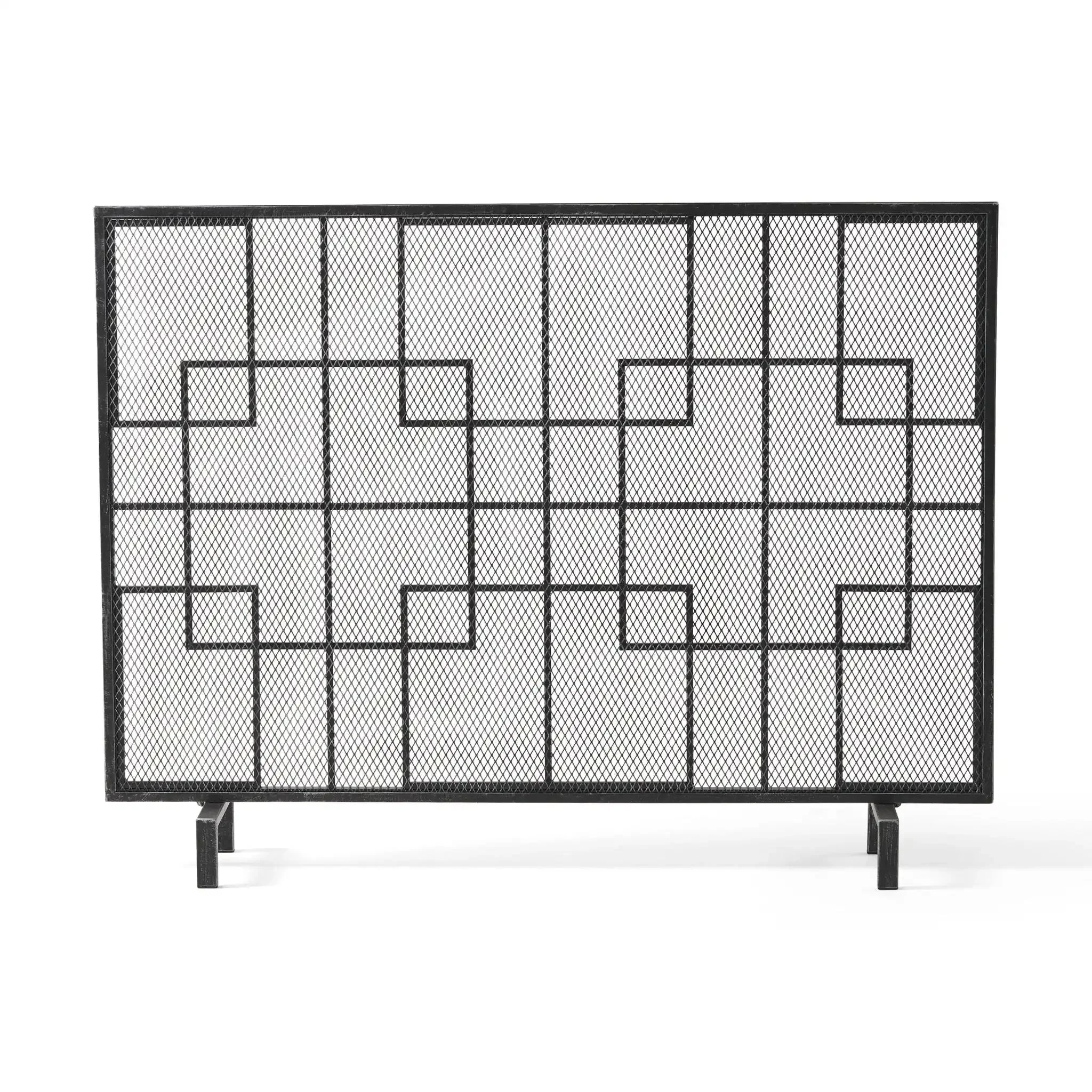Dorothy - Modern Single Panel Iron Fire Screen - Image 2