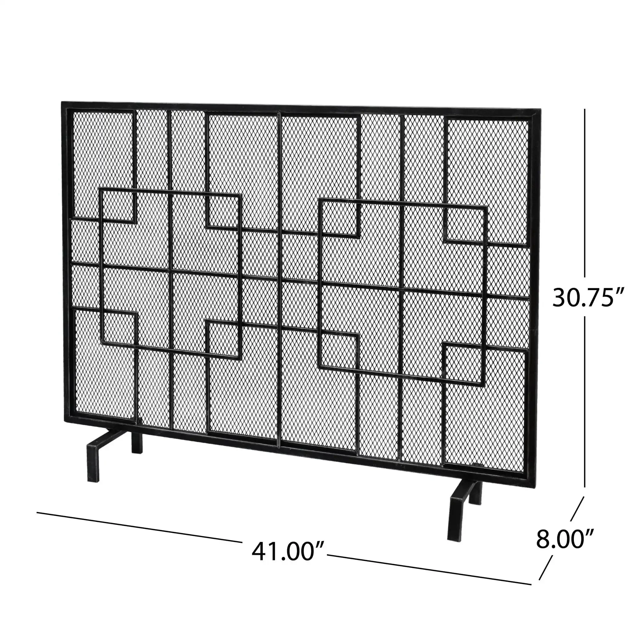 Dorothy - Modern Single Panel Iron Fire Screen - Image 8