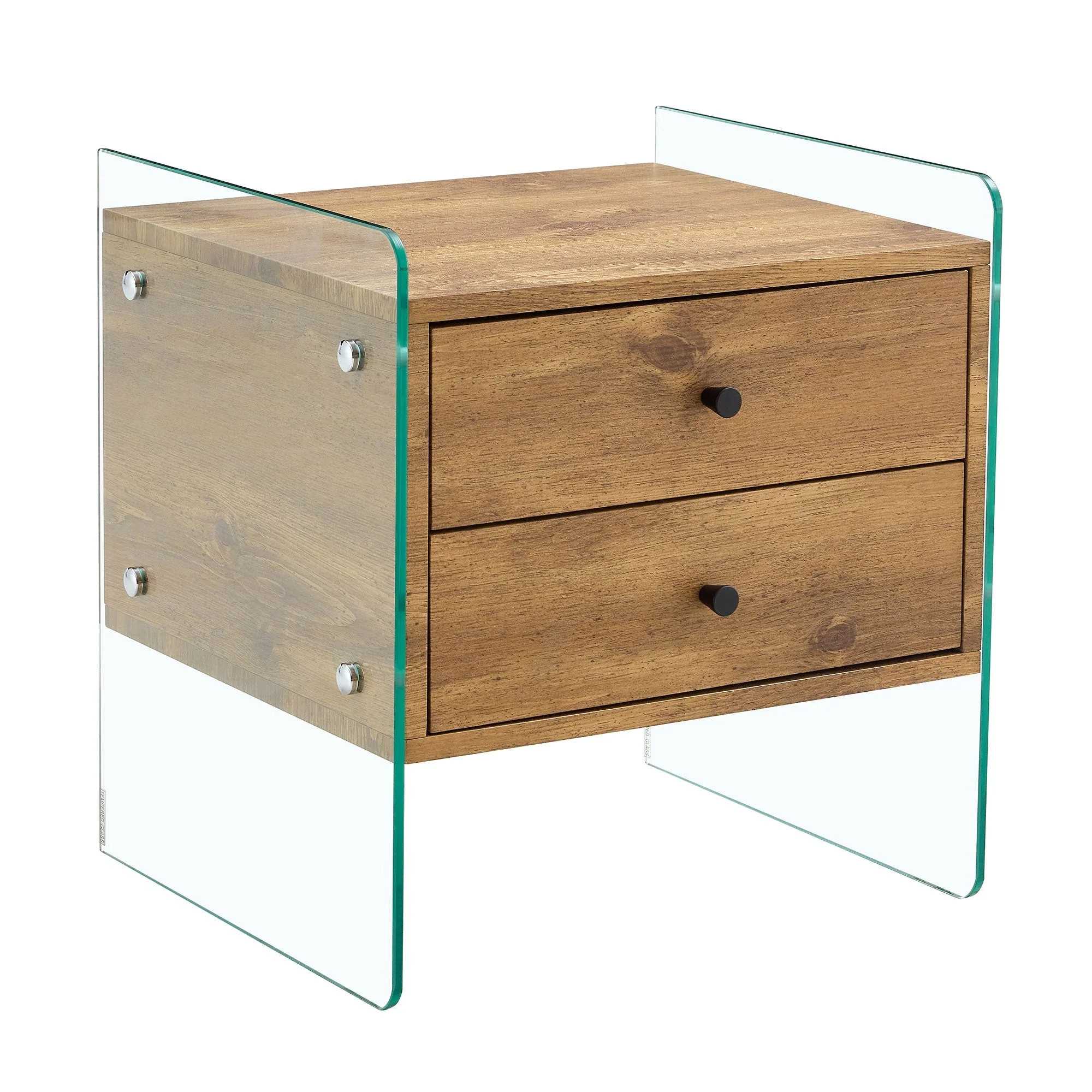 Double-Drawer Bedside Table - Image 2