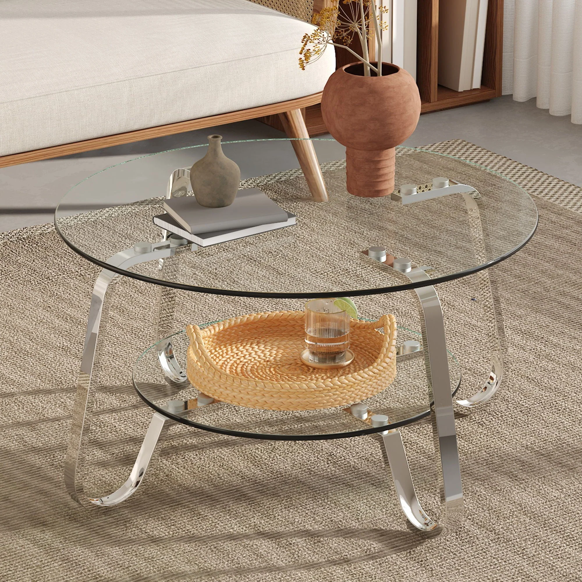 Double Layer Coffee Table - Image 10