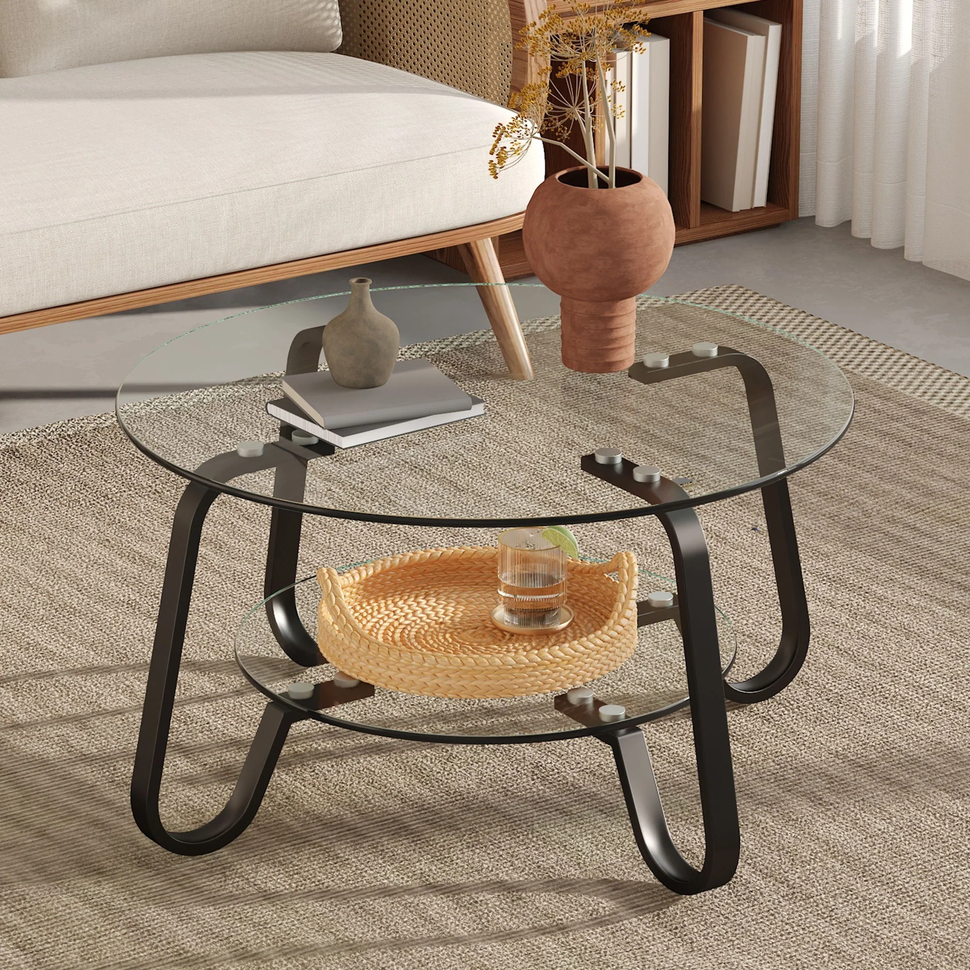 Double Layer Coffee Table - Image 11