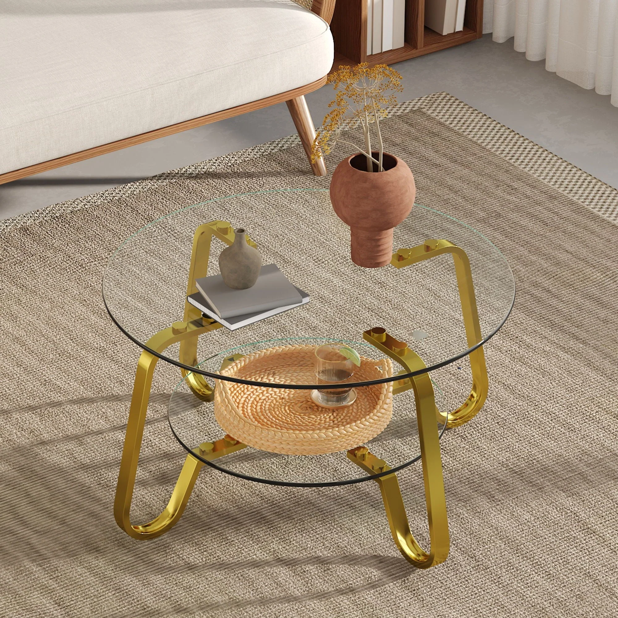 Double Layer Coffee Table - Image 7