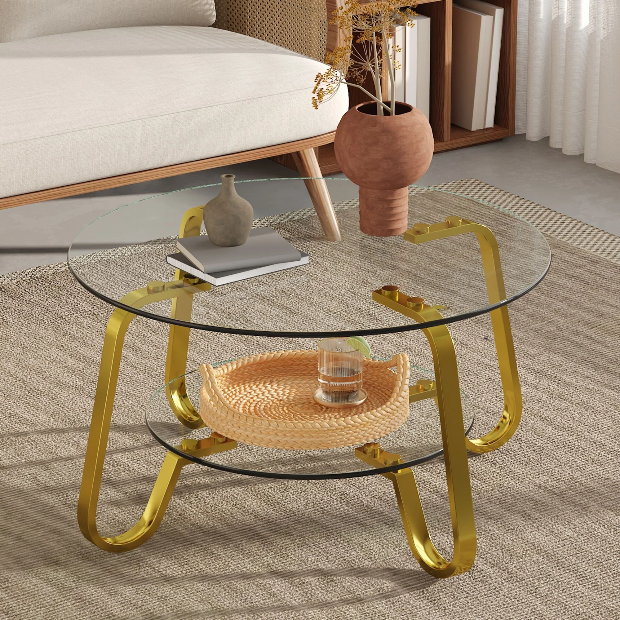 Double Layer Coffee Table - Image 9