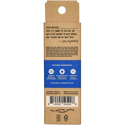 DR. SQUATCH Men's Natural Soothing Post Shave Fresh Falls 2.5 fl oz - Imperfect Box - Image 6