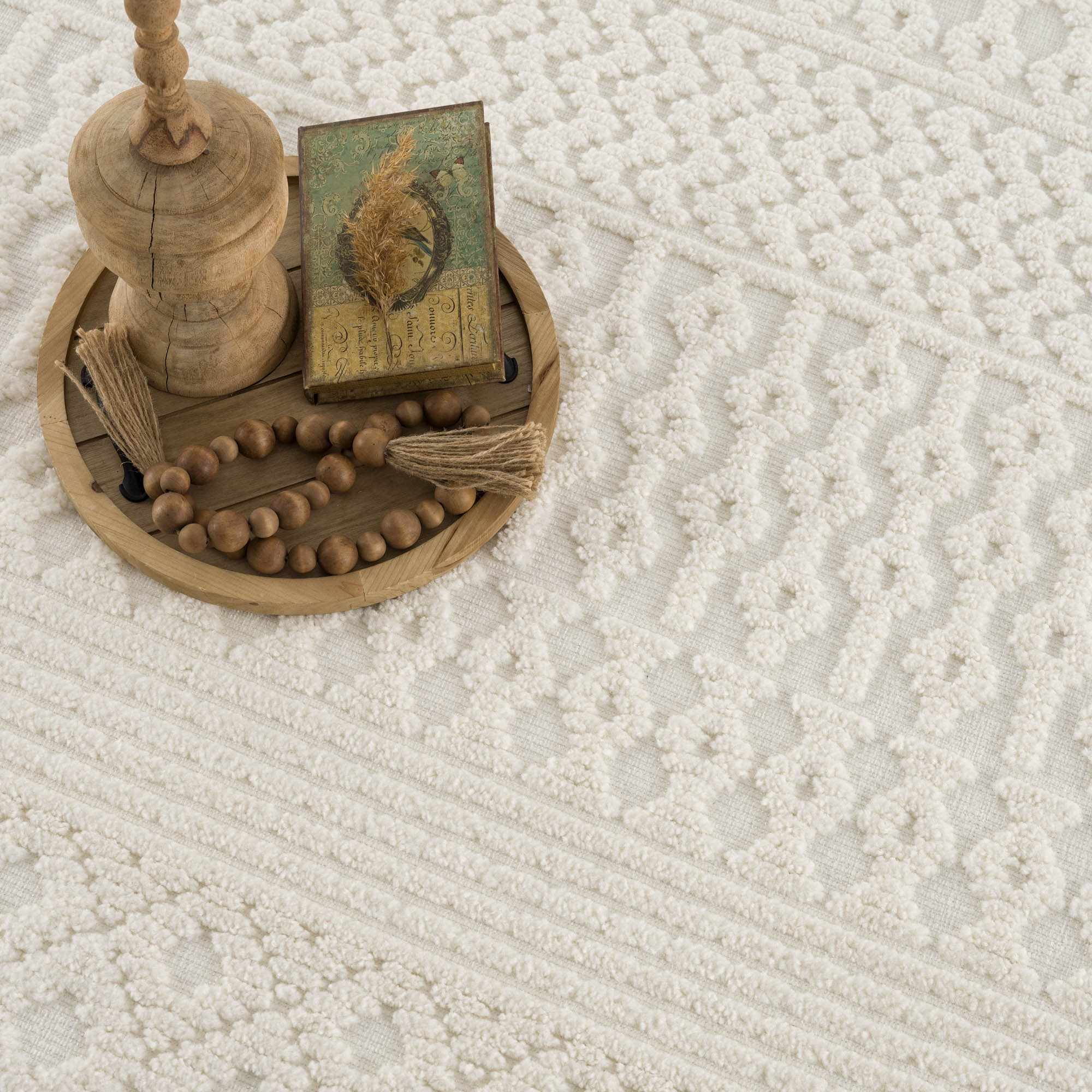 Drago White Washable Area Rug - Image 18