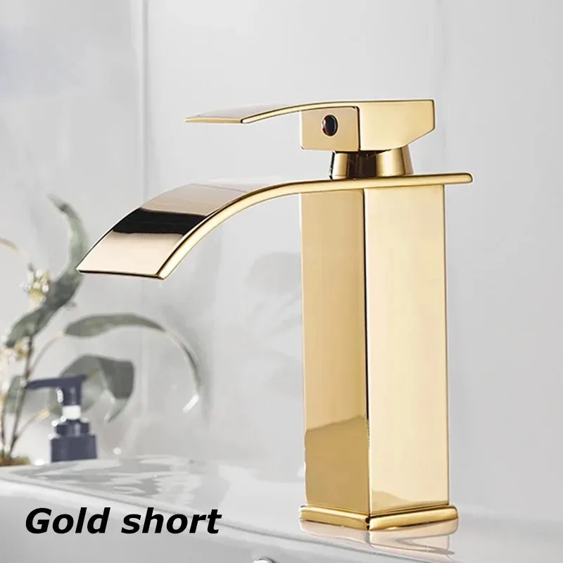 Dragon Head Waterfall Faucet Bathroom Kitchen Sink Hot Cold Single Handle Tap - Image 11