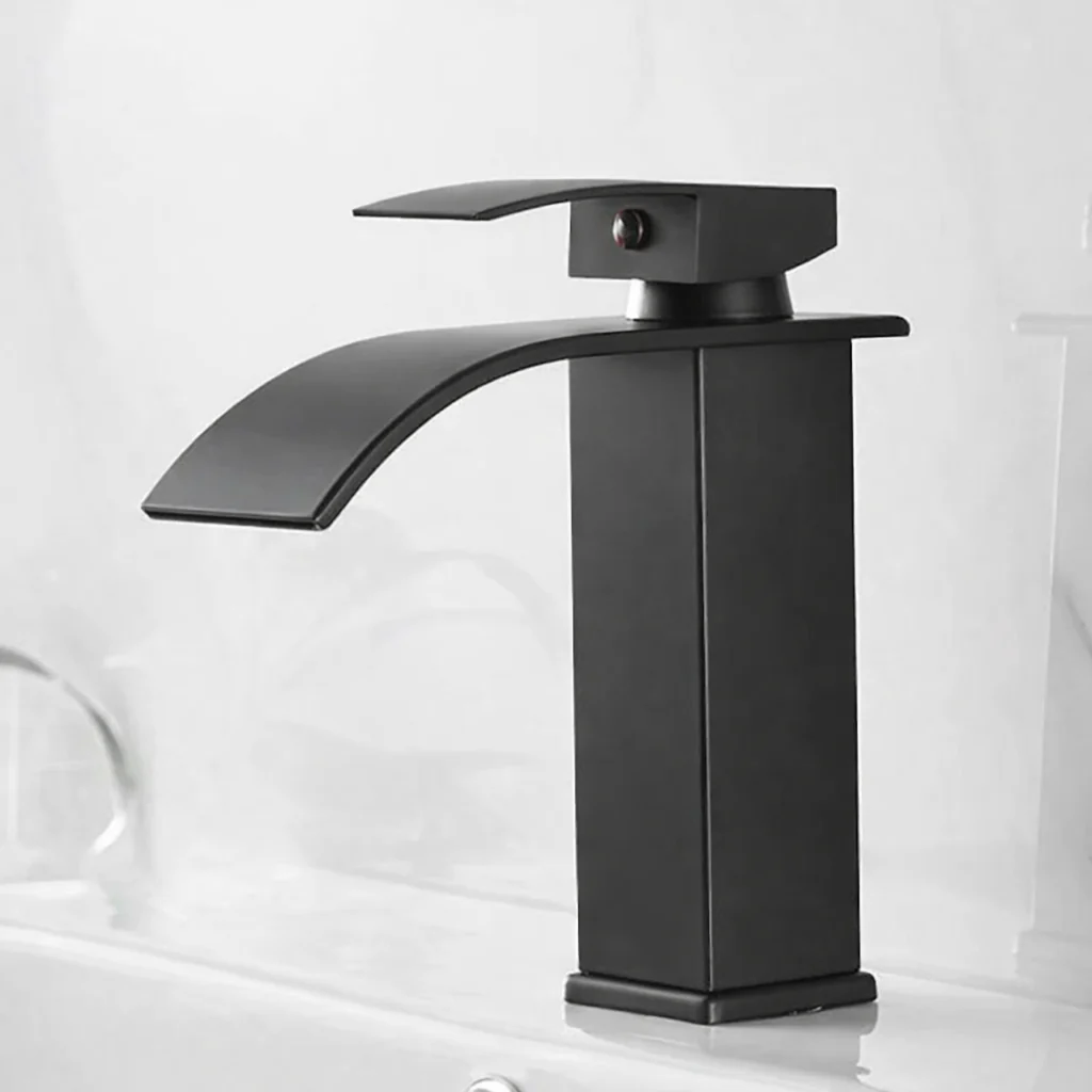 Dragon Head Waterfall Faucet Bathroom Kitchen Sink Hot Cold Single Handle Tap - Image 16