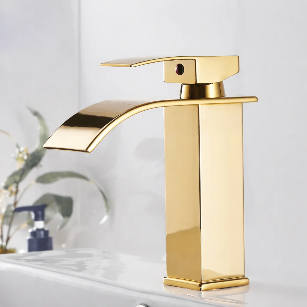 Dragon Head Waterfall Faucet Bathroom Kitchen Sink Hot Cold Single Handle Tap - Image 18