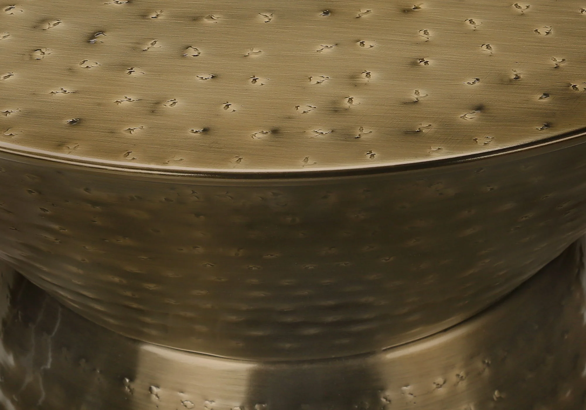 Drum Accent Side Table, Contemporary & Modern Elegant Design - Image 4