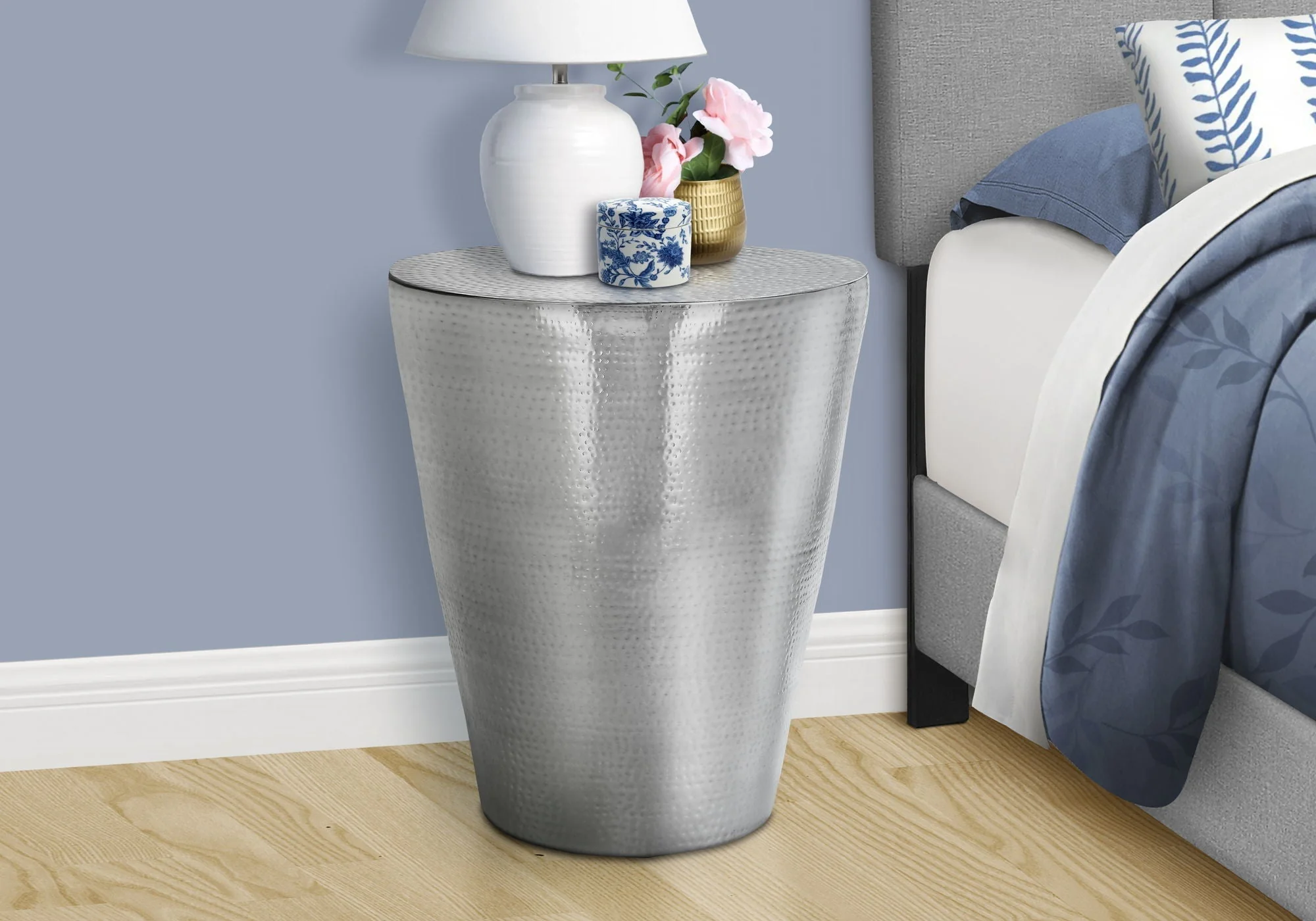 Drum Accent Side Table, Elegant Design - Image 5