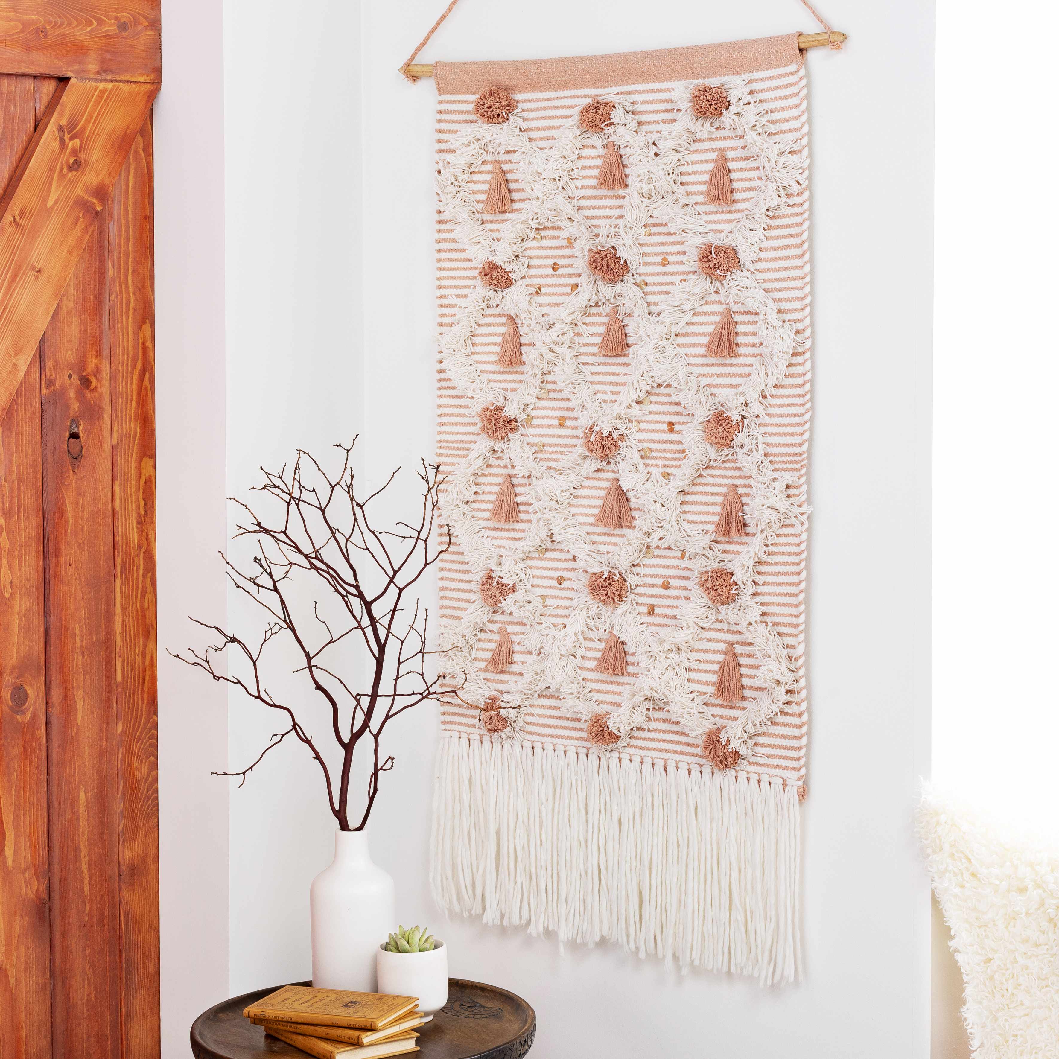 Drumore Beige Boho Wall Hanging - Image 5