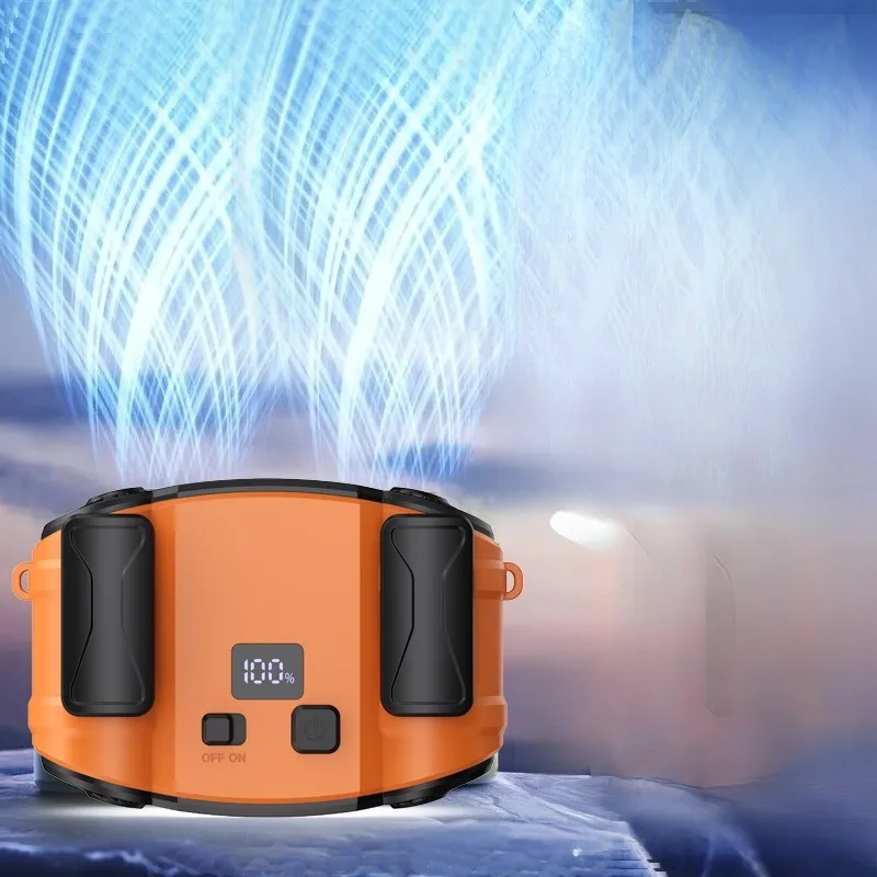Dual Outlet Waist Fan Portable Hands Free Cooling Fan - Image 3