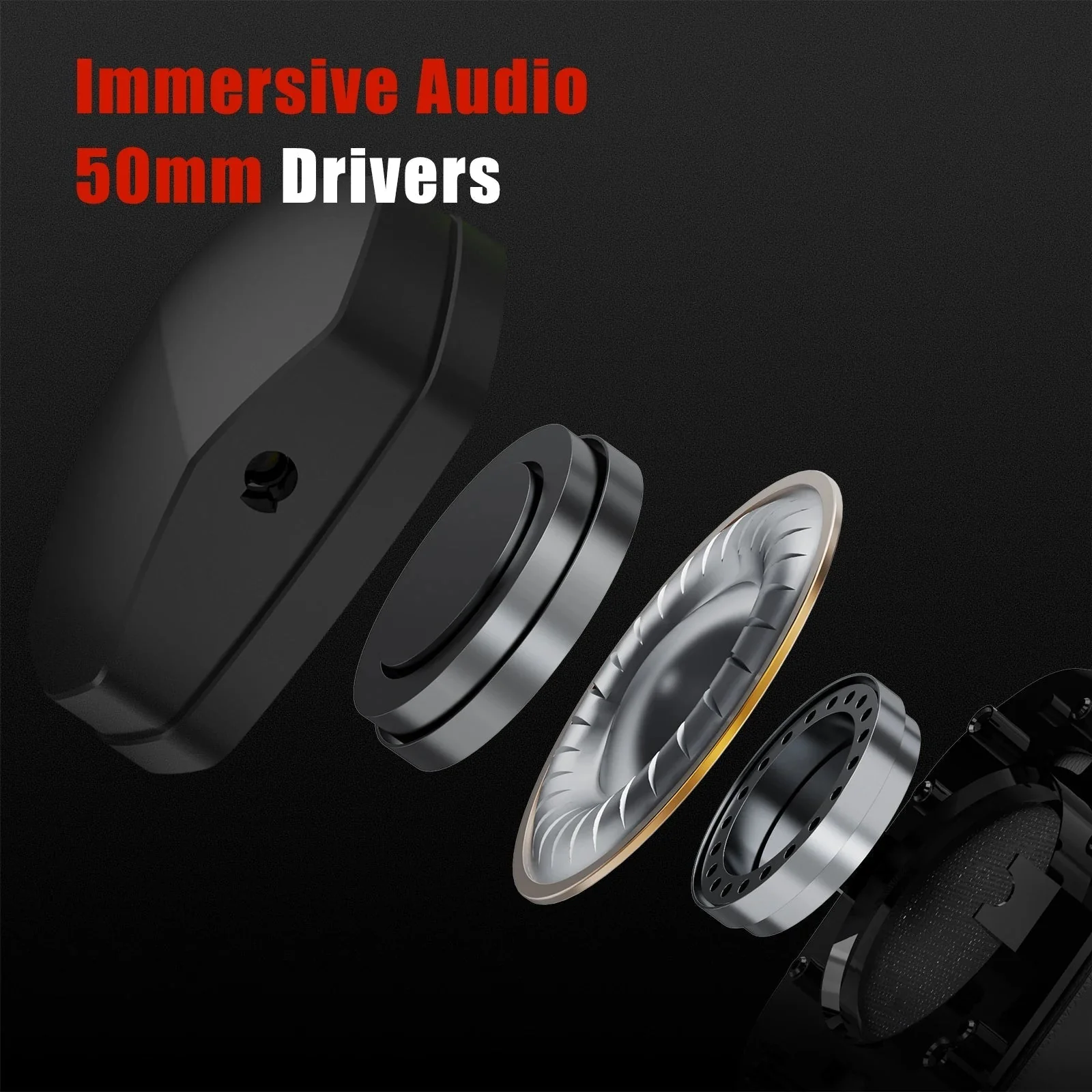 Dual Wireless Gaming Headset with Mic ANC for PS5 PC Mobile Switch - Image 15