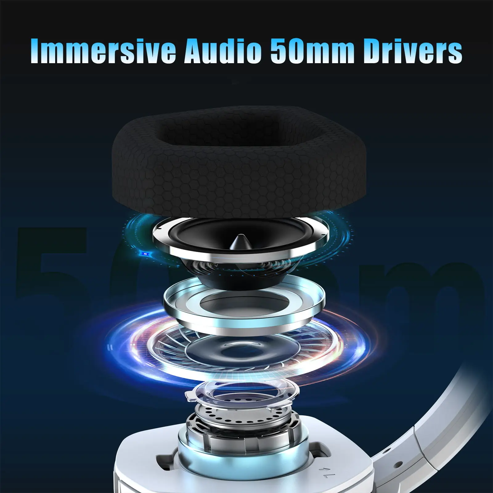 Dual Wireless Gaming Headset with Mic ANC for PS5 PC Mobile Switch - Image 3