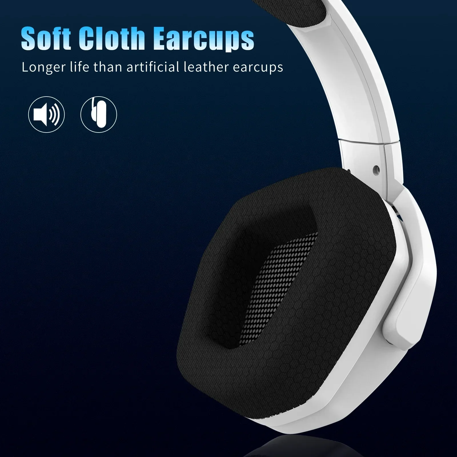 Dual Wireless Gaming Headset with Mic ANC for PS5 PC Mobile Switch - Image 5