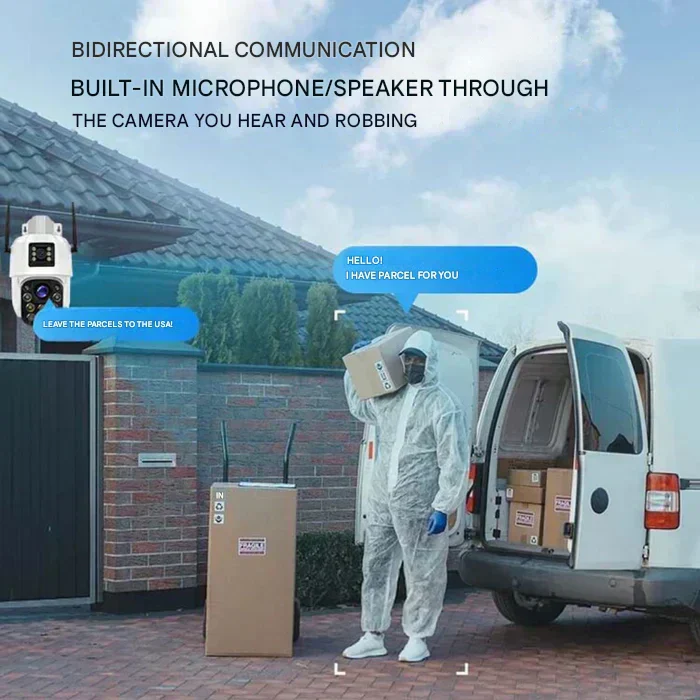 DualGuard Solar 4K Wireless Security Camera with Dual Lens & 10x Zoom - Image 5