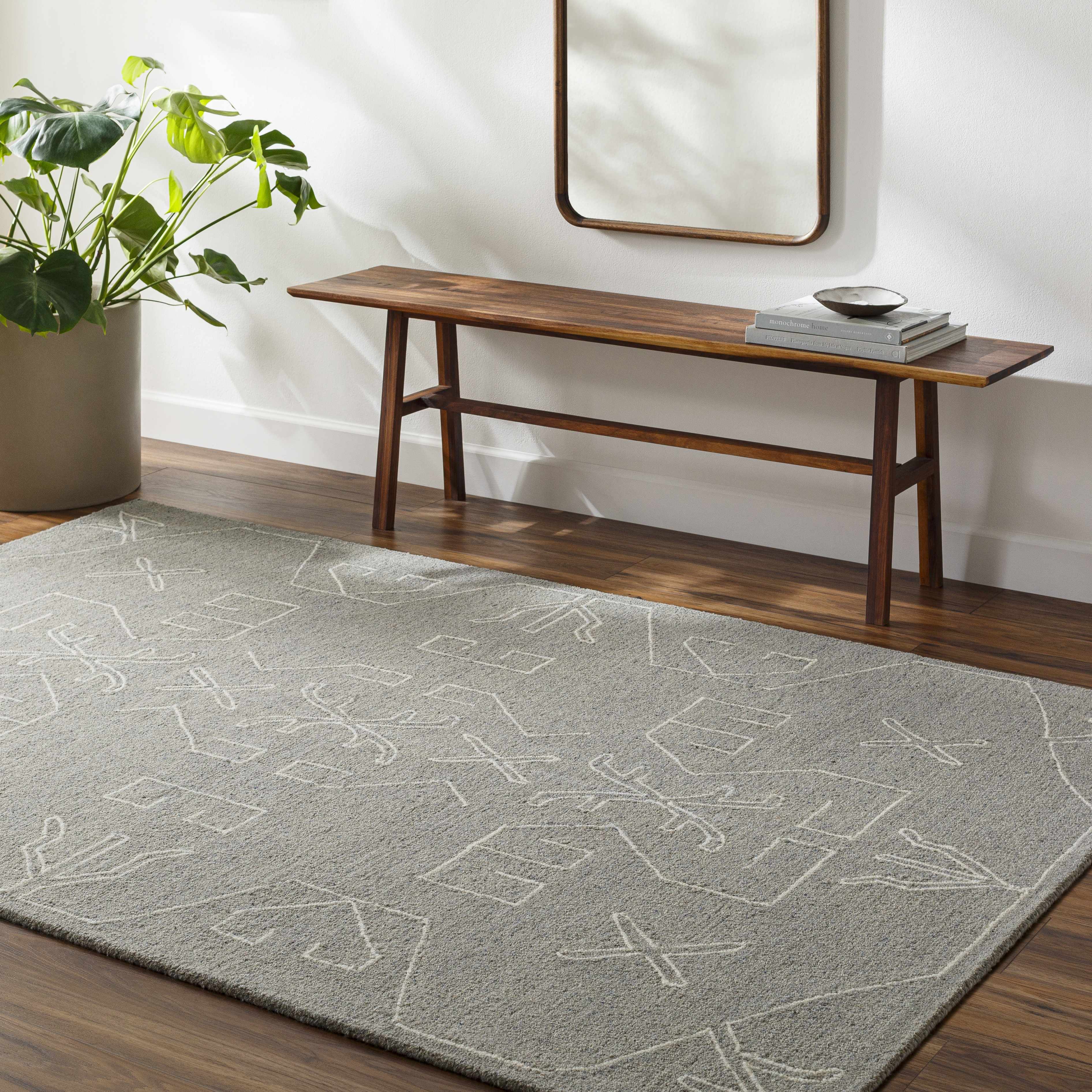 Duard Modern Wool Rug - Image 2