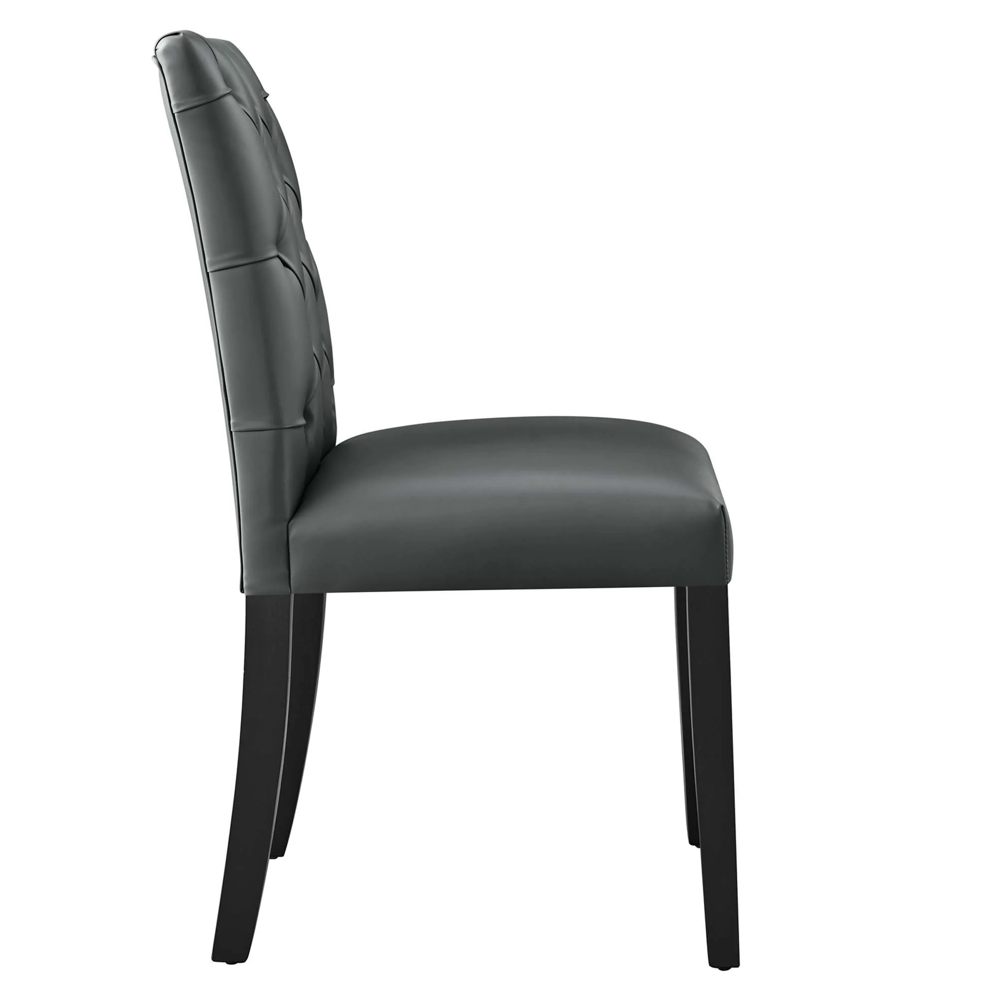 Duchess Vinyl Dining Chair Set of 2 by Modway - Image 11