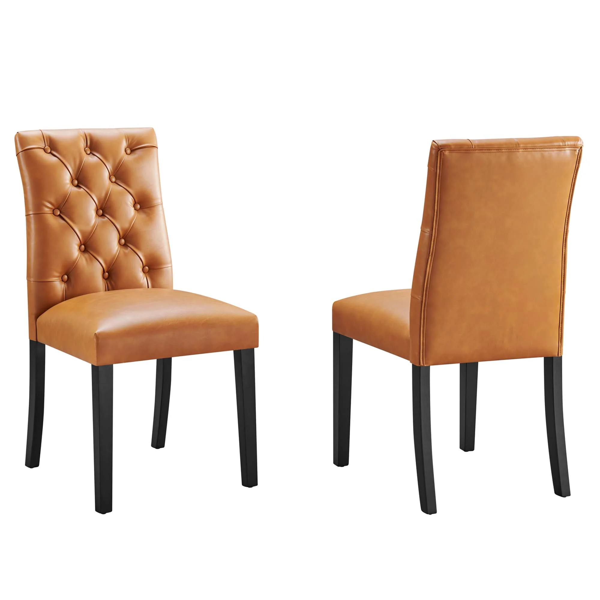 Duchess Vinyl Dining Chair Set of 2 by Modway - Image 18