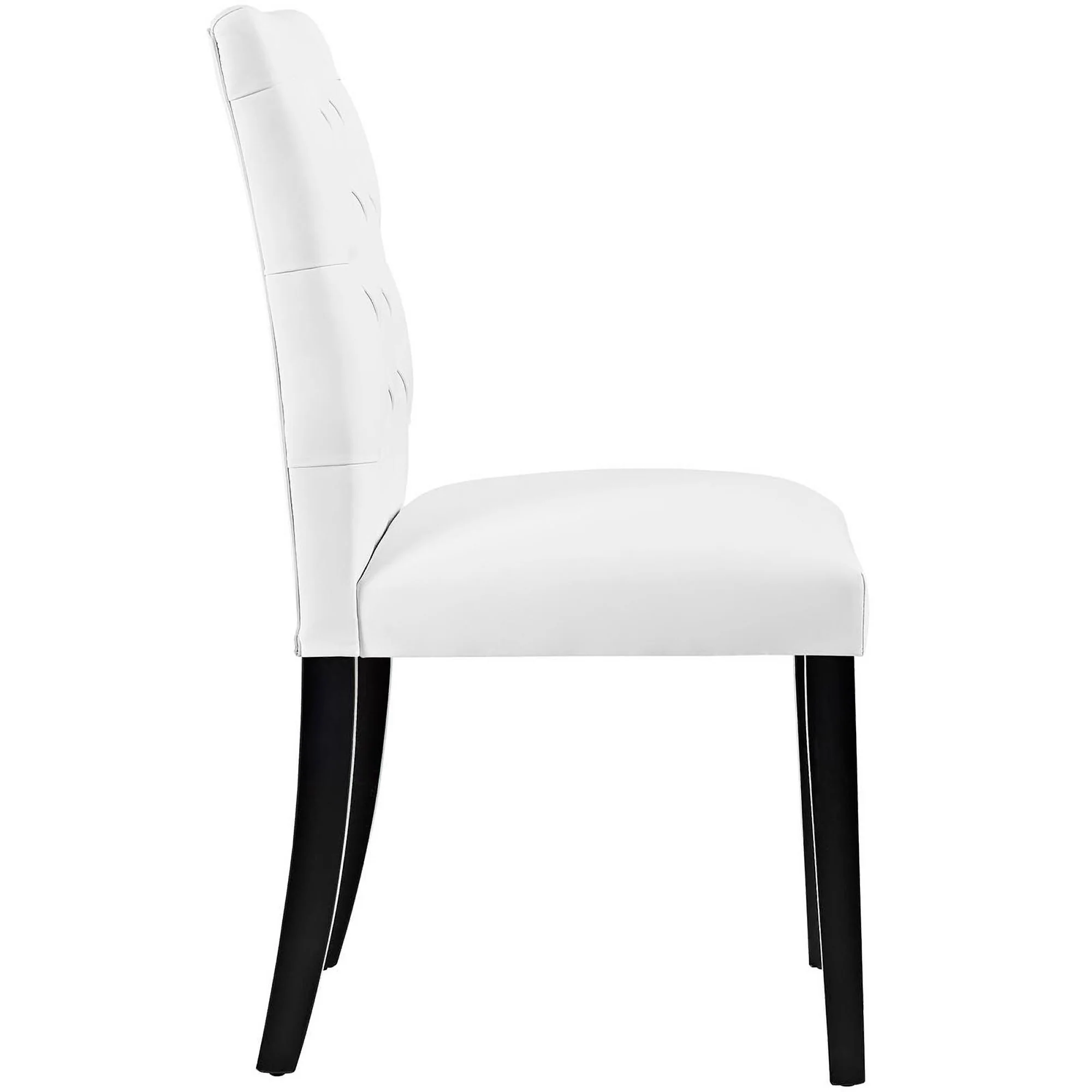 Duchess Vinyl Dining Chair Set of 2 by Modway - Image 3