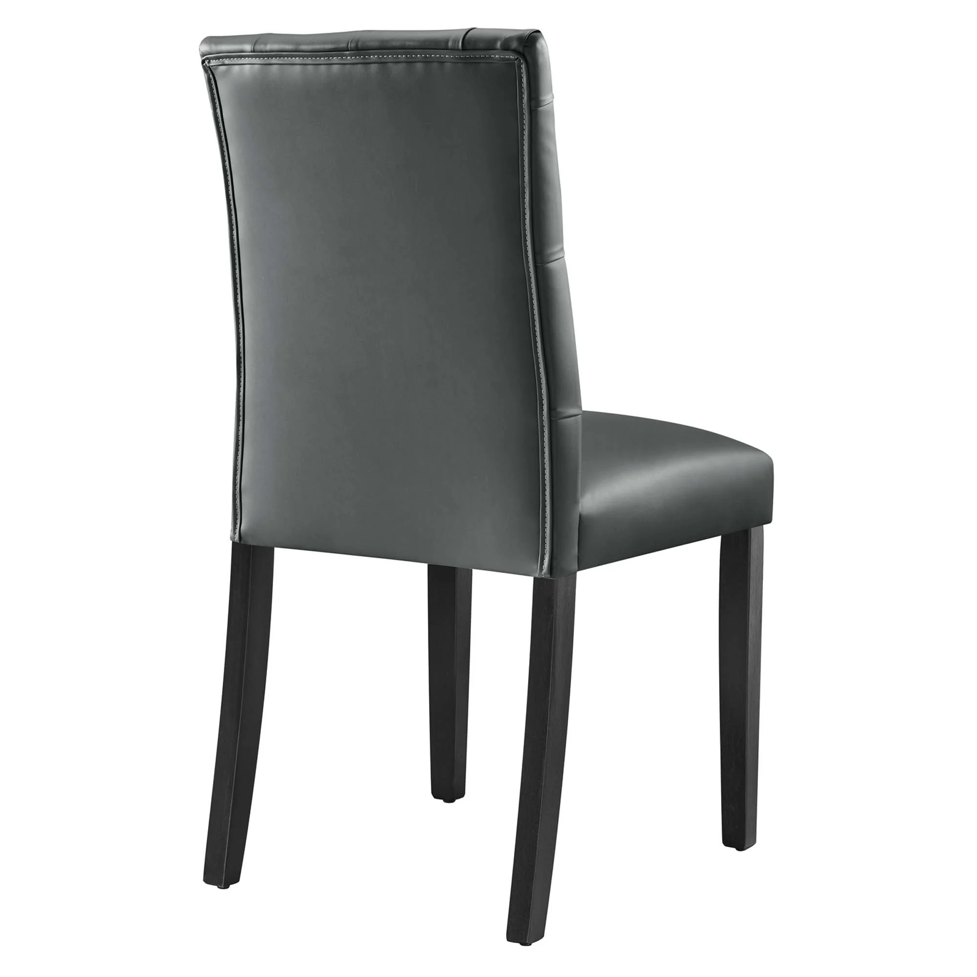 Duchess Vinyl Dining Chair Set of 2 by Modway - Image 9
