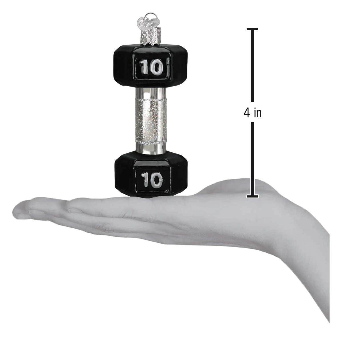 Dumbbell Christmas Ornament by Old World Christmas - Image 6