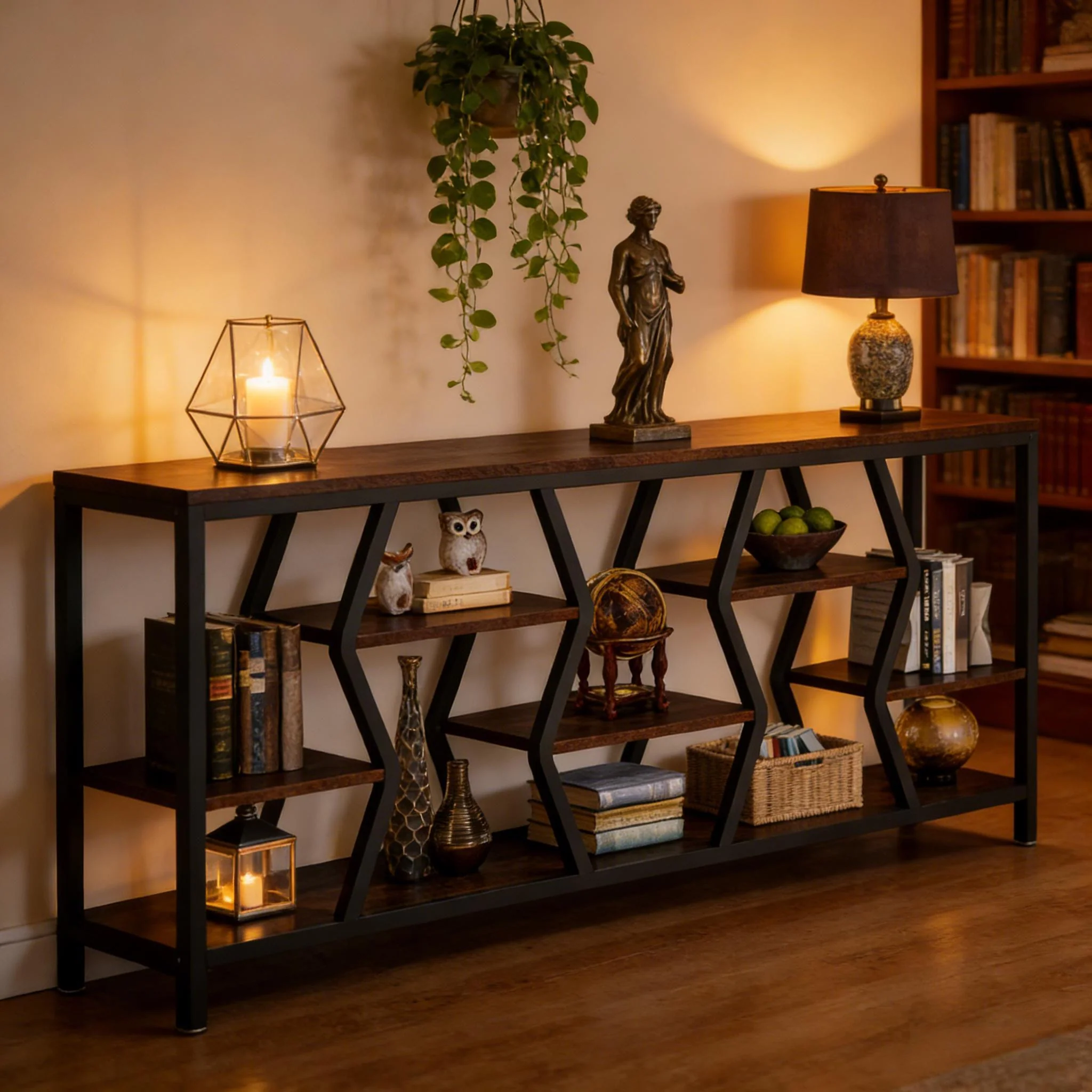 Durable Sofa Console Table with Generous Storage - Image 6