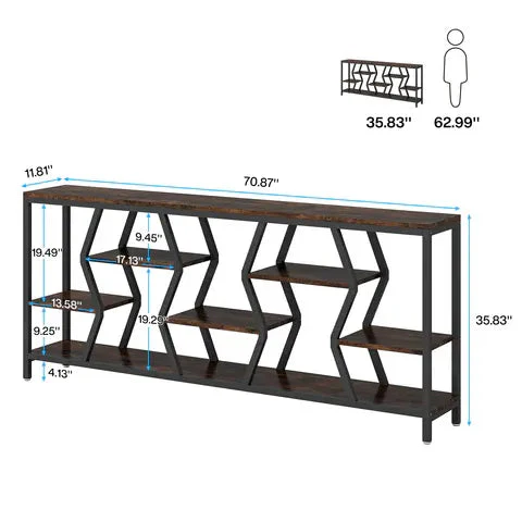 Durable Sofa Console Table with Generous Storage - Image 7