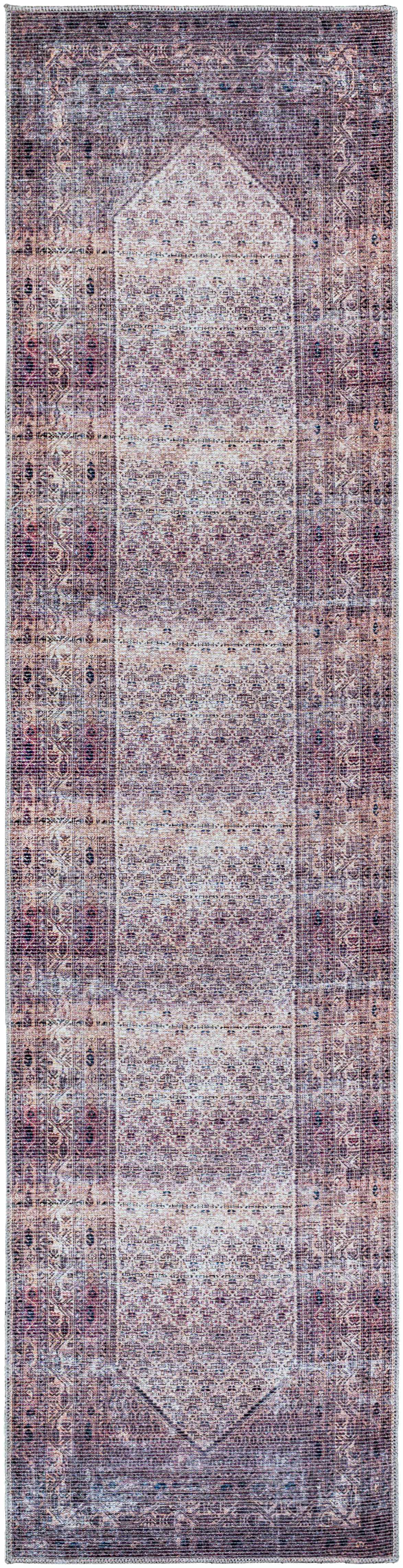 Dusty Pink Bagacay Distressed Washable Area Rug - Clearance - Image 12