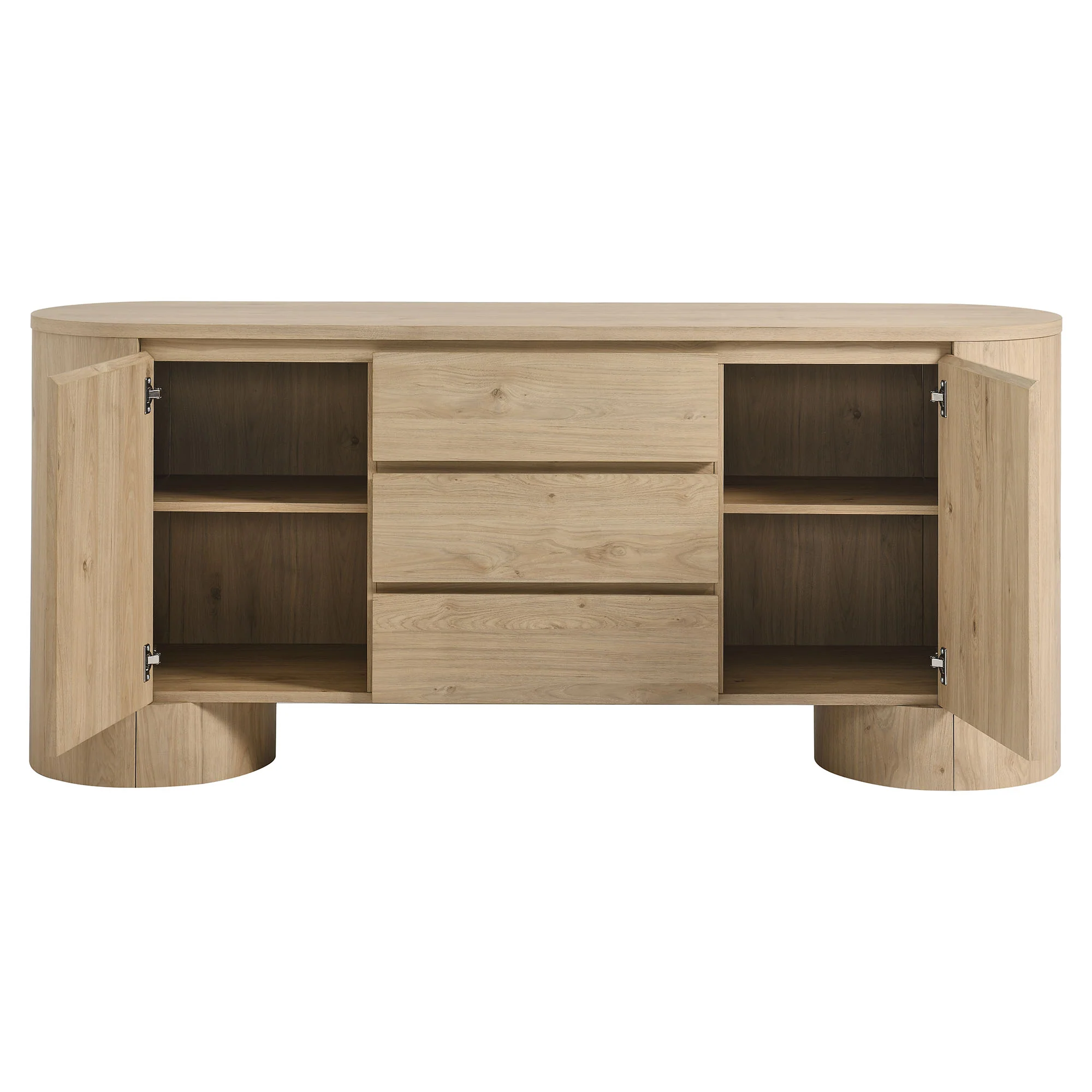 Duval 71" Rounded Sideboard Storage Cabinet by Modway - Image 9