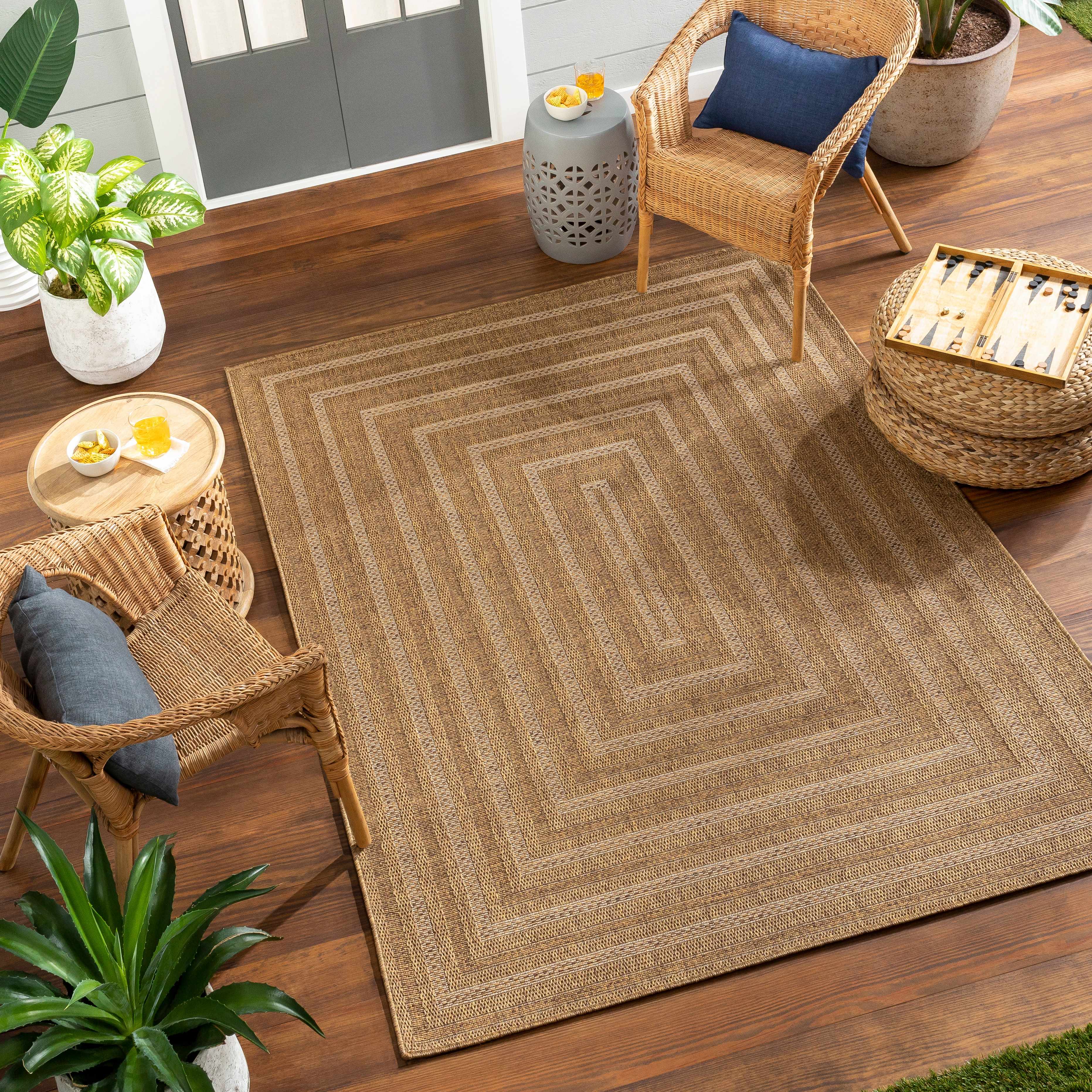 Dyami Flatweave Faux Jute Rug - Image 2