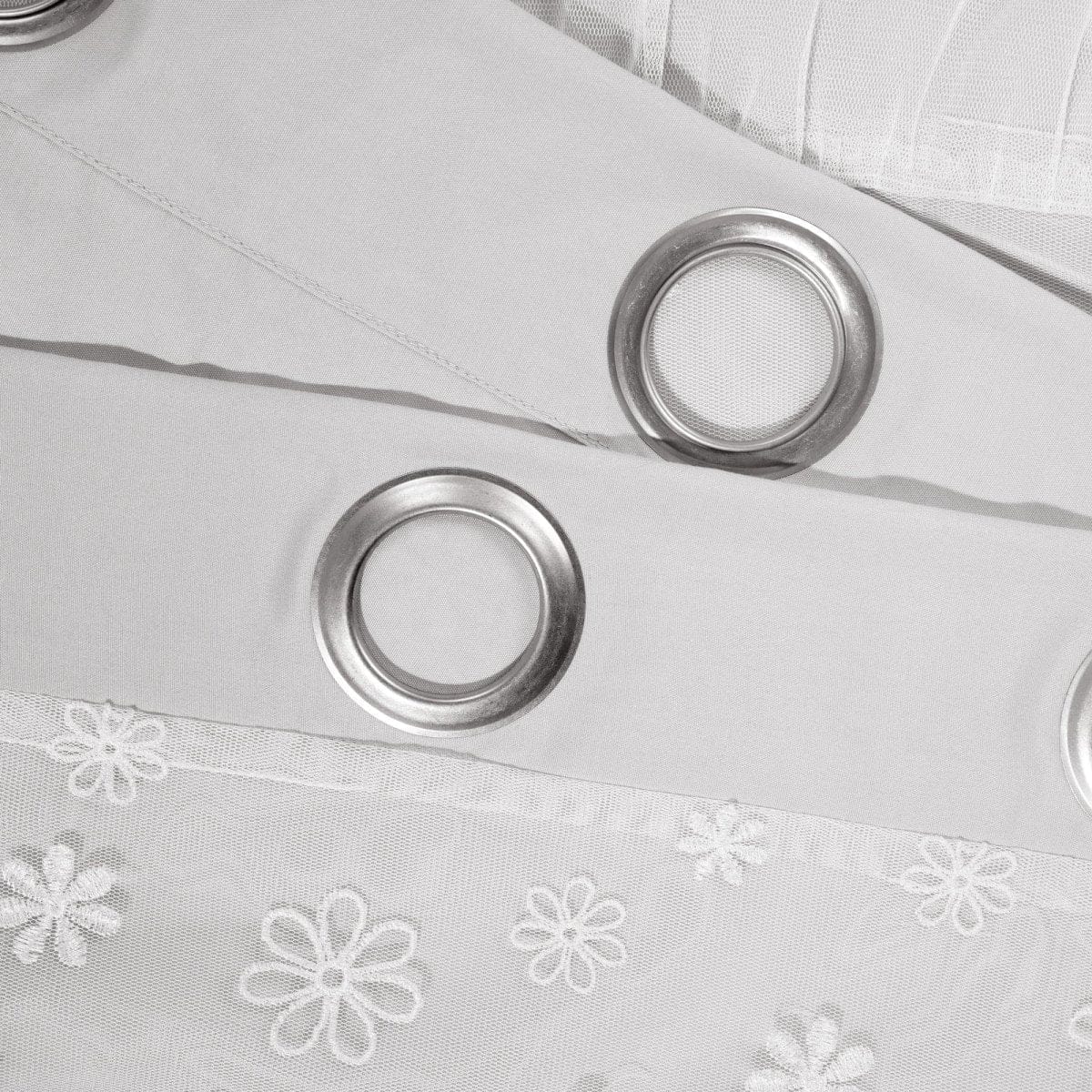 Dylin Flower Embroidery Window Curtain Panel - Image 18