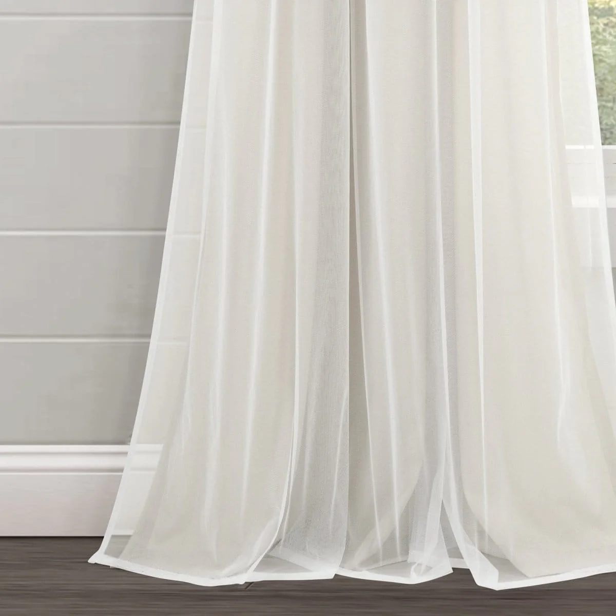 Dylin Flower Embroidery Window Curtain Panel - Image 4