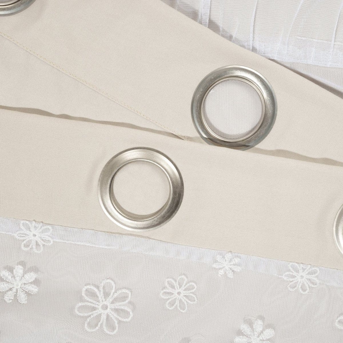Dylin Flower Embroidery Window Curtain Panel - Image 6