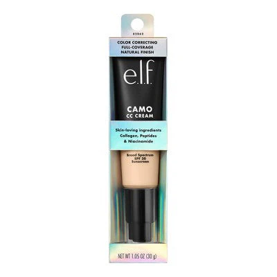 e.l.f. Camo CC Cream 100 W Fair 1.05oz - Imperfect Box - Image 6