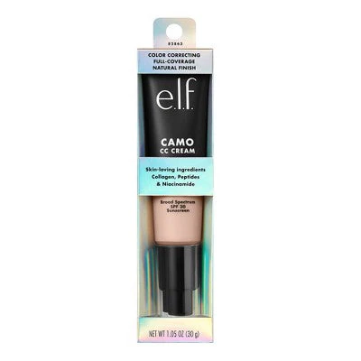 e.l.f. Camo CC Cream SPF 30 1.05oz Fair 125 C - Imperfect Box - Image 6