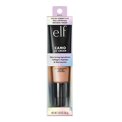 e.l.f. Camo CC Cream Medium 1.05oz - Imperfect Box - Image 4