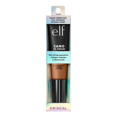 e.l.f. Camo CC Cream 460 W Tan 1.05oz - Imperfect Box - Image 6