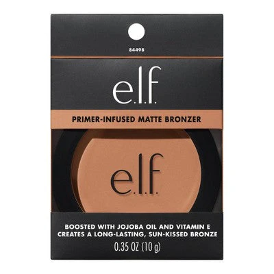 e.l.f. Primer-Infused Matte Bronzer Fresh Tan 0.35oz - Image 10