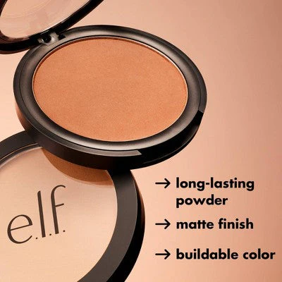 e.l.f. Primer-Infused Matte Bronzer Fresh Tan 0.35oz - Image 6